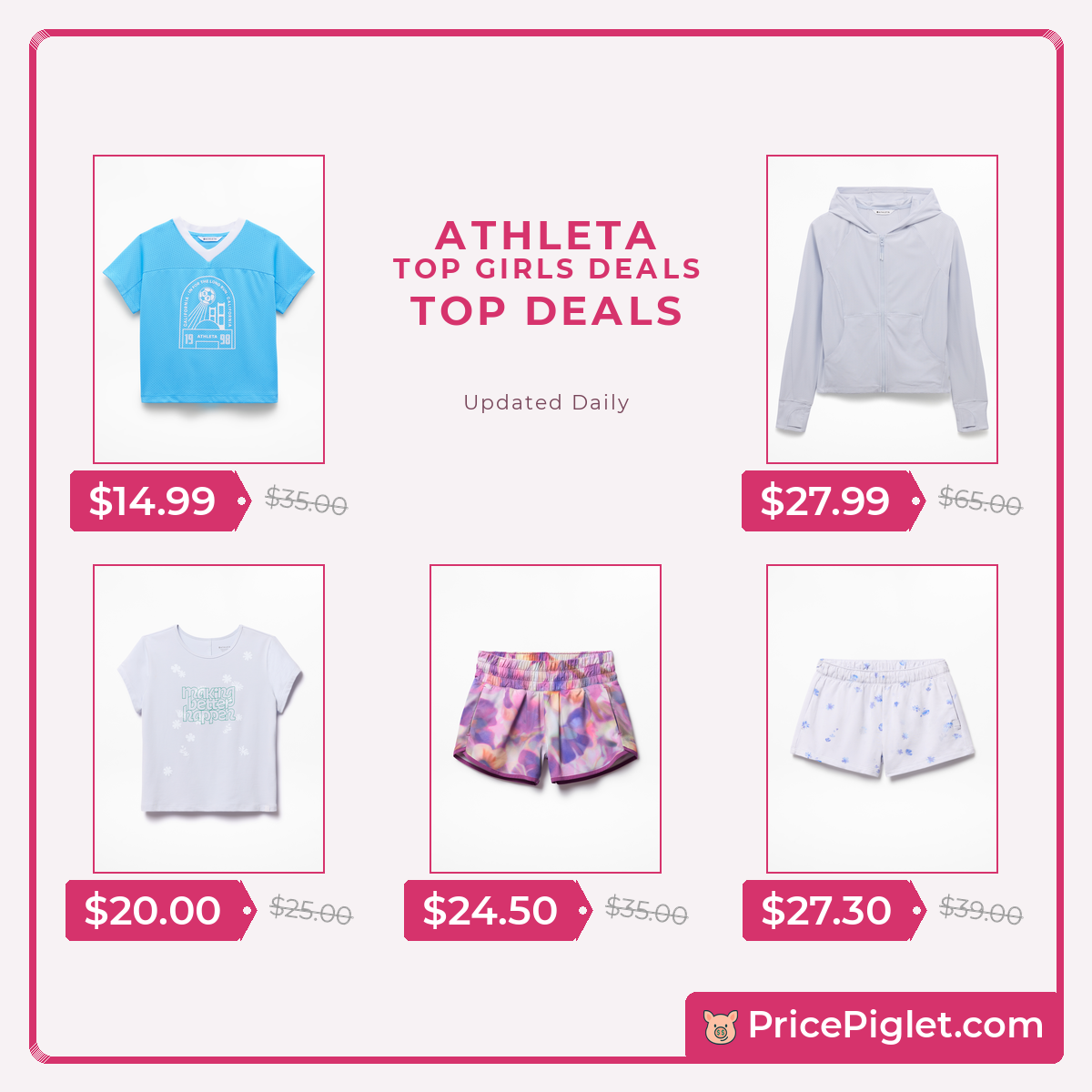 Top Girls deals at Athleta right now