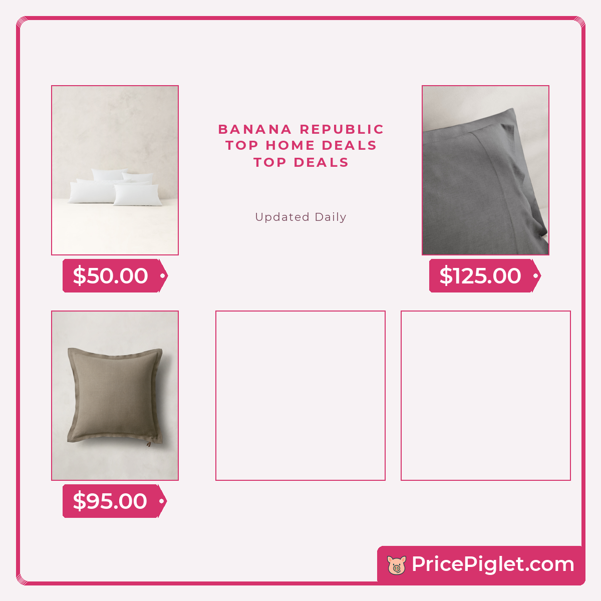 Top Home deals at Banana Republic right now