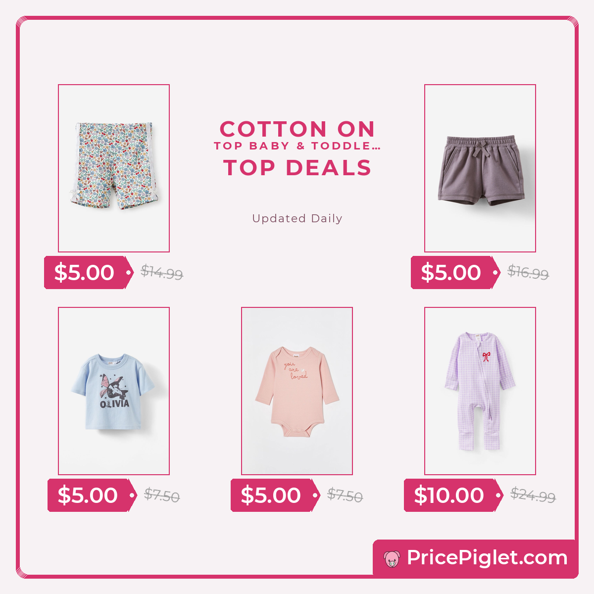 Top Baby & Toddler deals at Cotton On right now