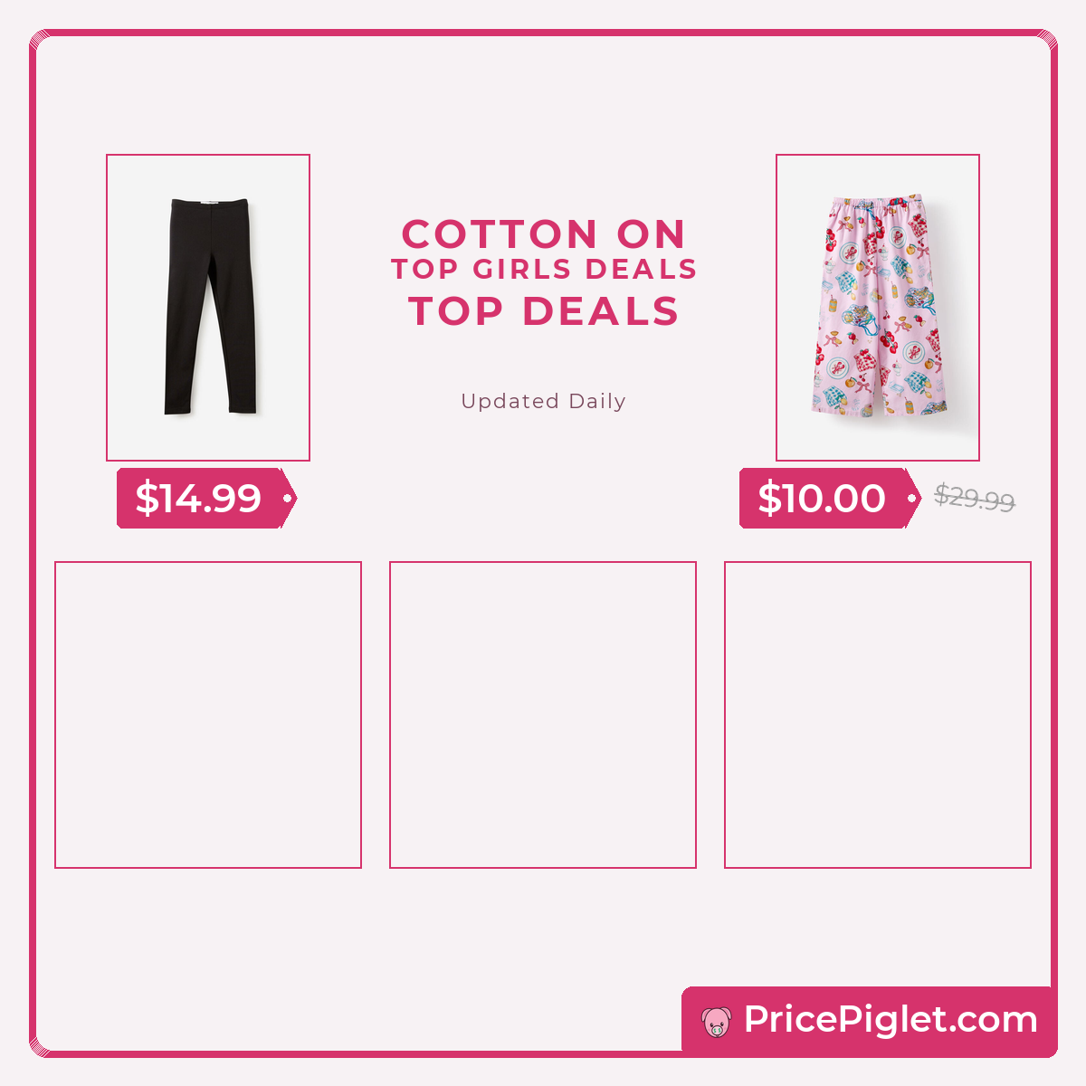 Top Girls deals at Cotton On right now