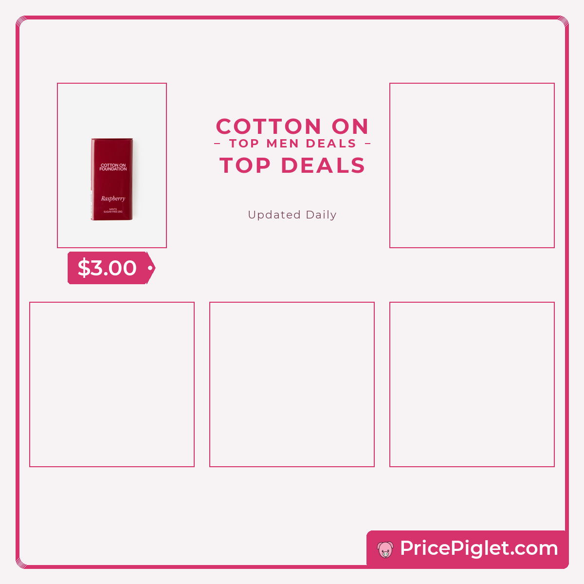 Top Men deals at Cotton On right now