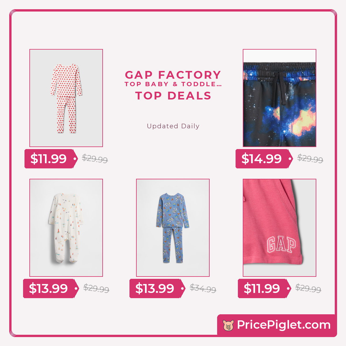 Top Baby & Toddler deals at Gap Factory right now
