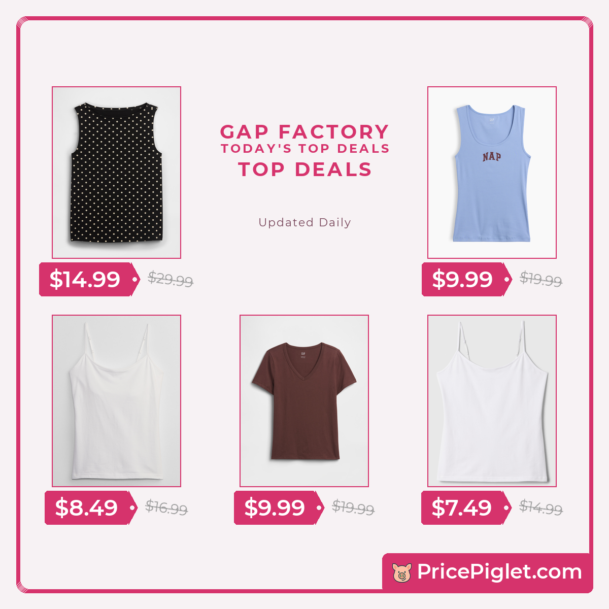 Top deals at Gap Factory right now