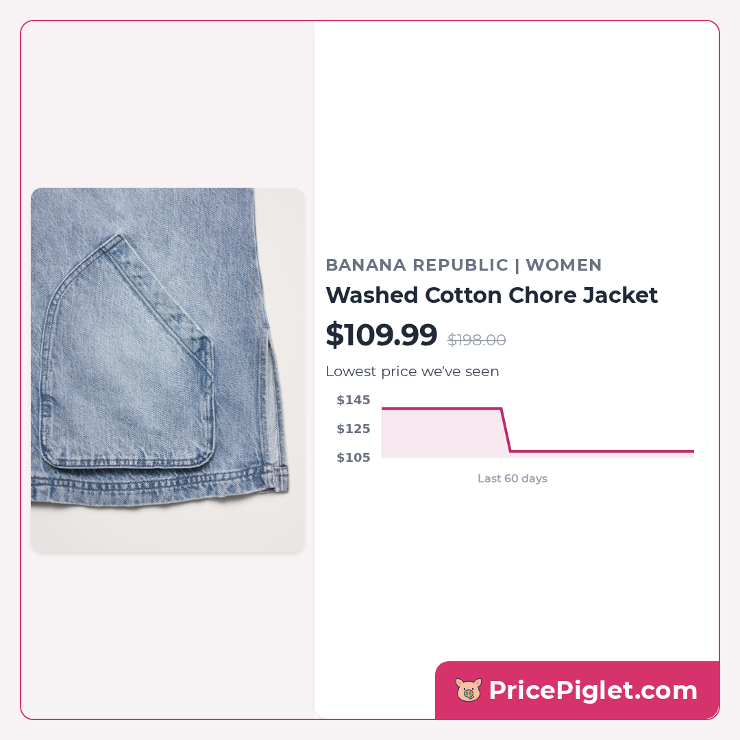 Washed Cotton Chore Jacket