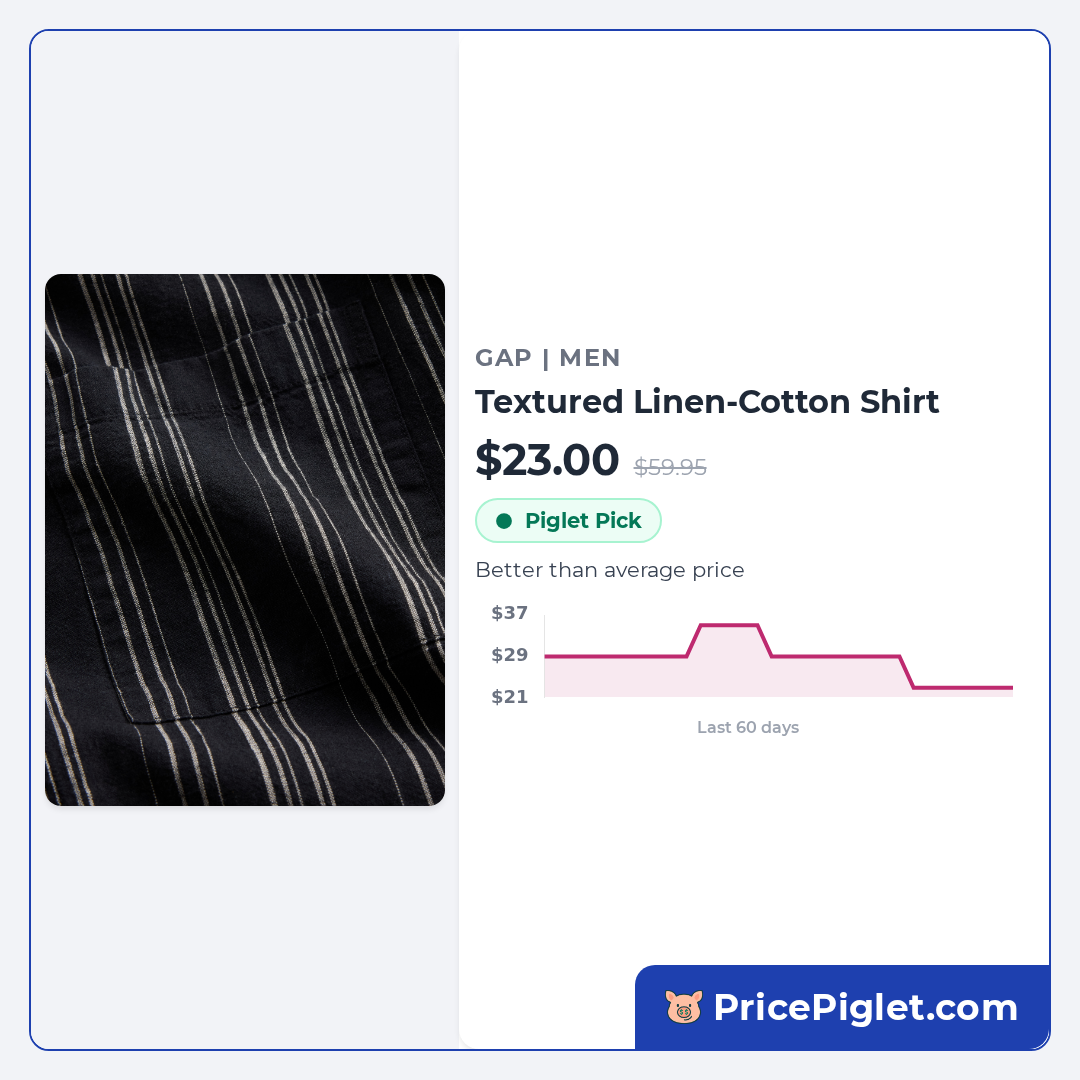 Textured Linen-Cotton Shirt