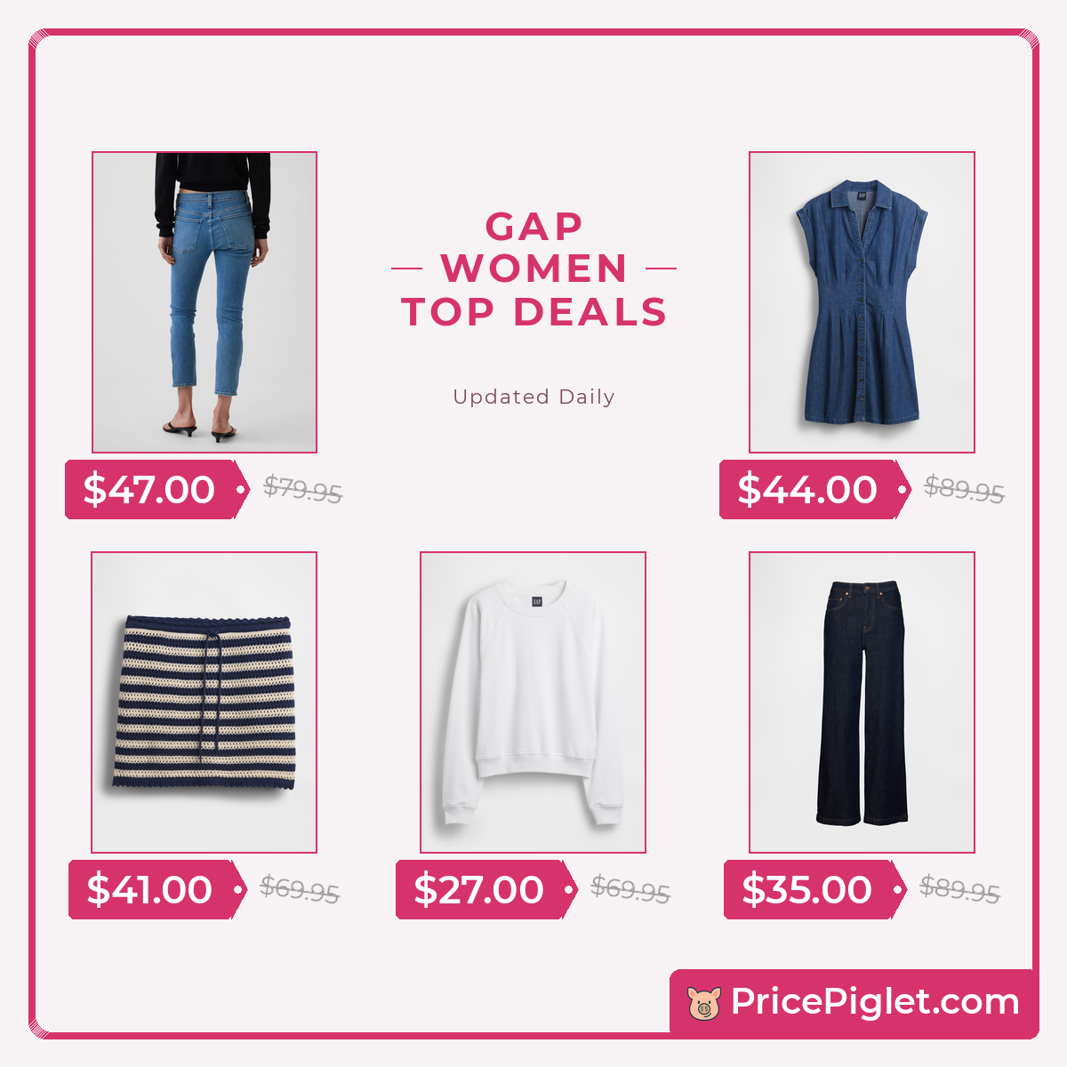 Women's Deals at Gap Today
