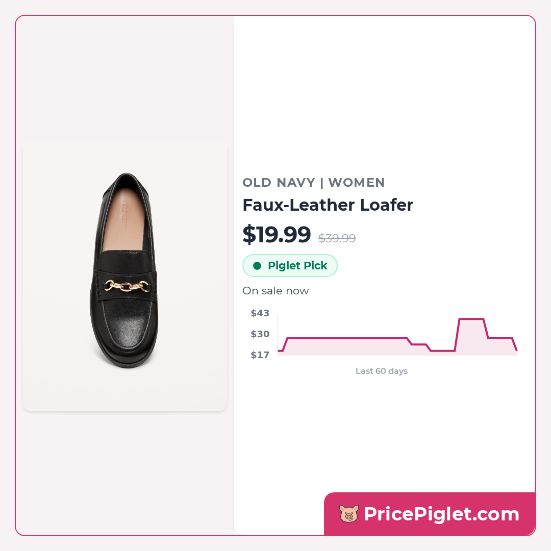 Faux-Leather Loafer