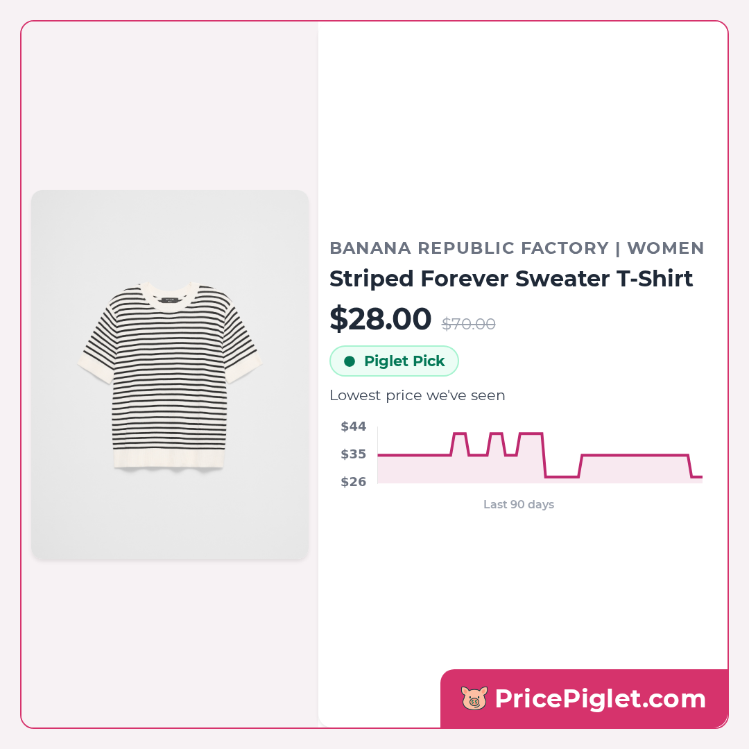 Striped Forever Sweater T-Shirt