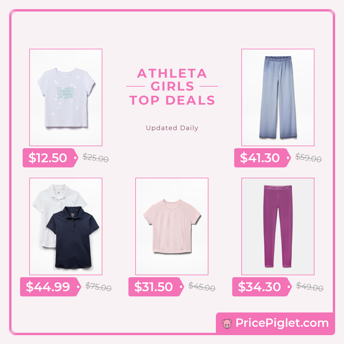 A Few Girls' Picks at Athleta Today