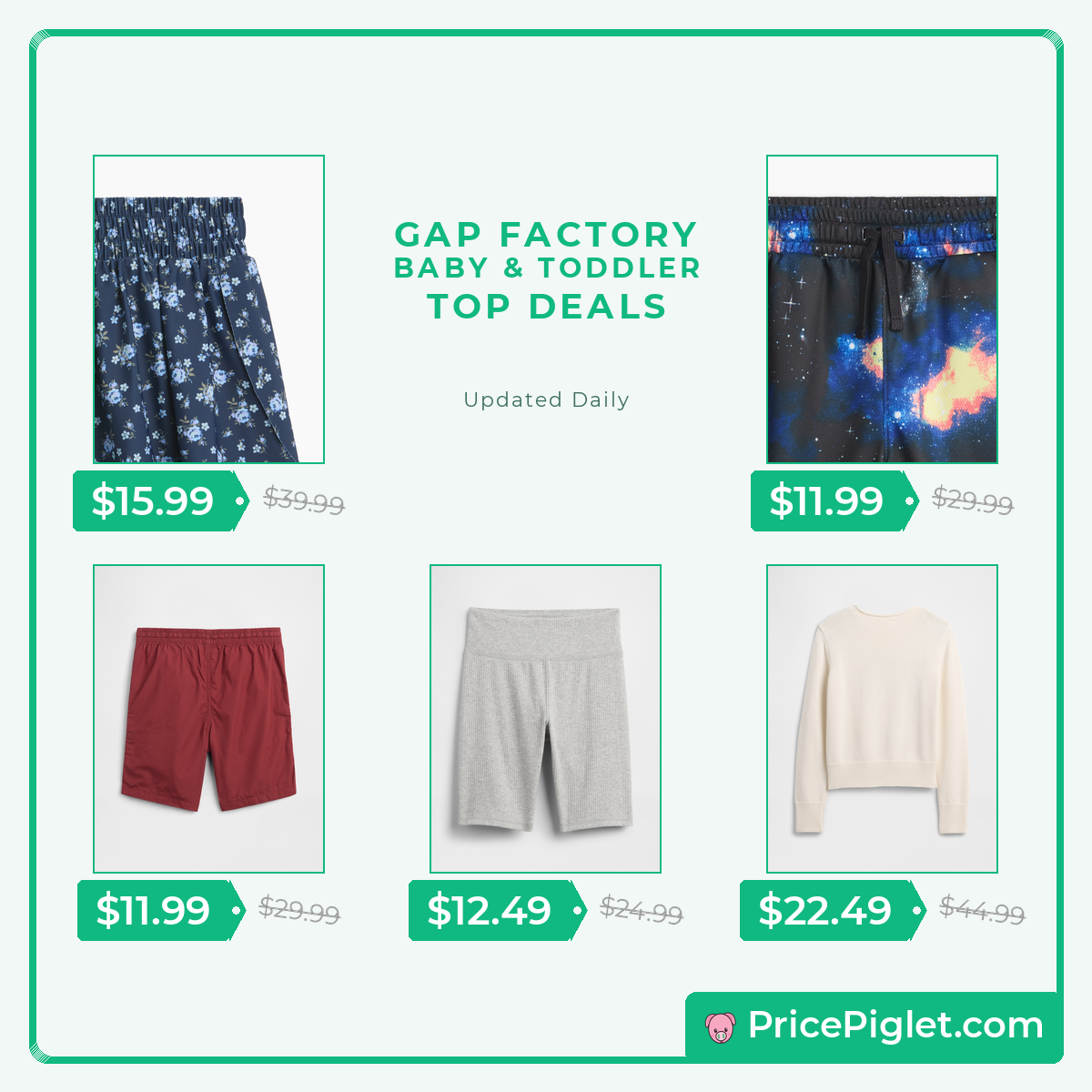 A Look at Baby & Toddler Picks at Gap Factory Today